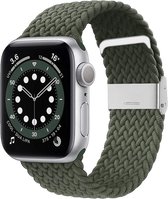 Bracelet en Nylon tressé Vert adapté pour Apple Watch 42/ 44/45mm