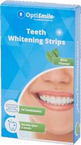 OptiSmile - Teeth Whitening Strips - crest whitestrips - Tandenbleekset - Tandenbleken - 14 bleekstrips - Professionele Tandenbleek Strips - Tandenblekers - Wittere Tanden - Zonder Peroxide - Tanden Bleken -