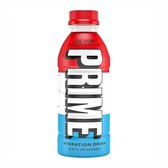 1 Fles Prime Hydration Ice Pop - Prime Drink - Sportdrank - Prime Blue White Red Drink ICE POP- Hydration Prime Drink - 500ML