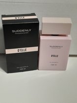 Suddenly Fragrances - D'Elle - eau de parfum - Dames - 100 ml.