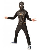 RUBIES FRANCE - Klassiek Spiderman No Way Home Kostuum zwart en goud voor kinden - 92/104 (3-4 jaar)