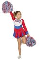 Cheerleader rood/wit/blauw (mt 104)
