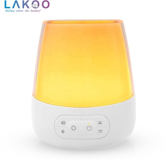 Lakoo® - White noise machine-baby - Muziekmobiel Baby - Met lamp 8 Verschillende kleuren - 20 verschillende geluiden - met timer - Witte ruis machine