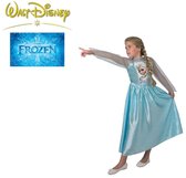 Elsa Frozen™ kostuum voor meiden - Kinderkostuums 9 - 10 jaar