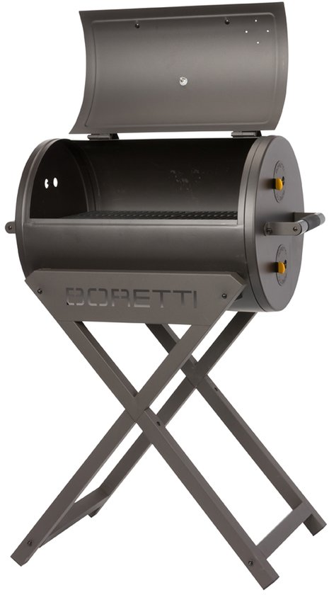 Boretti Fratello houtskoolbarbecue - Grilloppervlak 58 x 41 cm - Antraciet