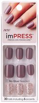 Kiss imPRESS Press-on Manicure So Unexpected- Kunstnagels - Nagels - Press on nails - Plaknagels - Nepnagels - 30 stuks - Beste Kwaliteit