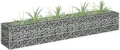 vidaXL - Gabion - plantenbak - verhoogd - 180x30x30 - cm - gegalvaniseerd - staal