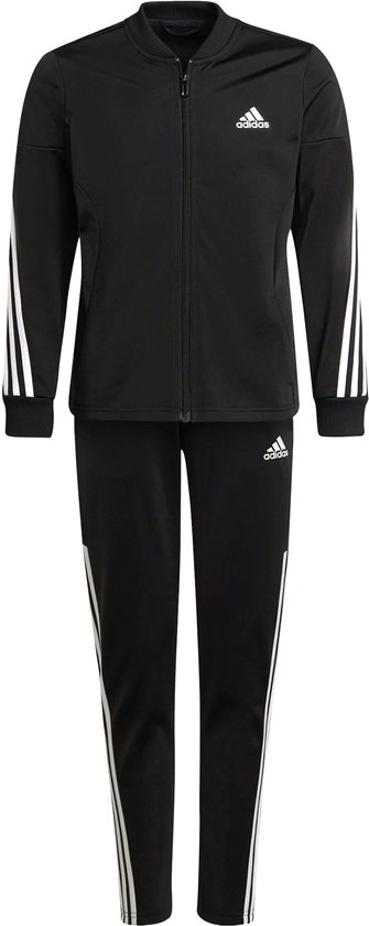 adidas 3-Stripes Tricots Poly Joggingpak Trainingspak Vrouwen - Maat 164