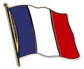 Pin broche speldje Vlag Frankrijk - supporters thema feestartikelen