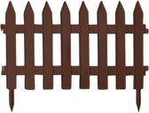 PROSPERPLAST - Clôture de Garden Classic de 3.2m / coloris marron