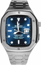 SOMAN Serafino - Boîtier Apple Watch de Luxe - Argent - 45MM