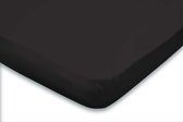 Hoeslaken Elegance Topper Jersey Katoen Stretch - noir 80/90x190/200cm - 1 Personne
