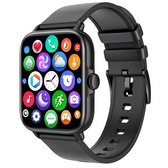 Fance S10 Smartwatch - Zwart - Smartwatch Heren & Dames - HD Touchscreen - Horloge - Stappenteller - Bloeddrukmeter - Saturatiemeter