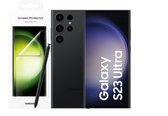 Samsung Galaxy S23 Ultra 5G bundel - 512GB - Phantom Black met Originele Screenprotector