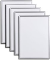 Aluminium fotolijst - Kliklijst - Poster frame - Foto frame - 180 x 240 mm - 5 stuks