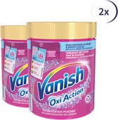 Vanish Oxi Action Colour Safe Wash Booster Poudre - 1,0 kg x2
