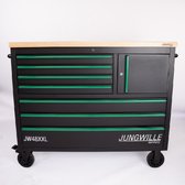 Jungwille Gereedschapswagen JW48XXL, 6 lades gevuld met 272 stuks gereedschap