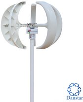 Danstar® Windmolen Met RVS Vestigingspaal - Omvormer Inbegrepen - Stroomgenerator - Windturbine - Generator - Windmolen Generator - Windturbine Bouwpakket - Laadregelaar