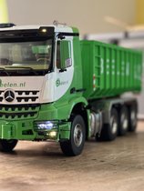 RC 1/14 BEELEN Mercedes Arocs 8x8 Haakarm Truck met Liftas & Stuuras | Container Vrachtwagen | Scaleclub | Scaleart | Tamiya | LESU | Wedico | Limited Edition