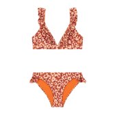 SHIWI Bella lush leopard Bikini Set Filles Brown - taille 158/164