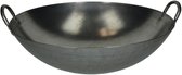 Poêle wok 2 anses - Ø 43 cm - Acier - Fond plat - Traditionnel