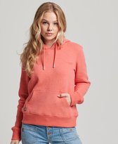 Pull à capuche Femme Superdry Essential Logo - Bright Coral Marl - Taille Xs
