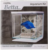 Bol.com Marina 'Skull' Betta Aquarium Kit - 15x15x15 cm - 2 L aanbieding