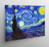 Toile nuit étoilée - Vincent van Gogh - 70x50cm