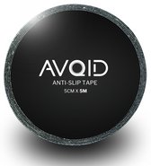 A Avoid - Ruban antidérapant - 50 mm x 5 m - Tape noir - Tapis antidérapant -