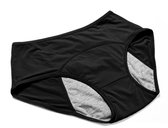 Lekvrije Menstruatie ondergoed slipje - S (period panties) - Zwarte Onderbroek met absorptie
