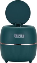 Triple J® Tafelafvalbakje - Aanrecht afvalbakken - Met deksel - Prullenbak voor tafel - Groen