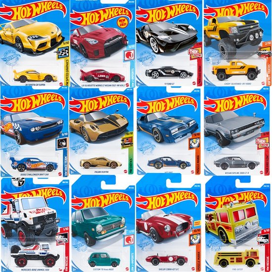 Hot Wheels -speelgoed auto- 5 stuks - die cast - mysterieuze doos - mysterie - Cadeau - SINT TIP - Nieuw 2023.