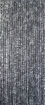 Rideau anti-mouches quenouille - 90x220cm - Noir / Blanc