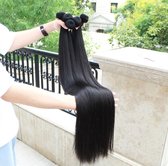 100% Indian Human Hair 1 Bundels van 16inch / 100 gr 40,63 cm Natural kleur