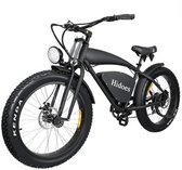 P4B - Hidoes - Fatbike - Retro Fiets - Elektrische Fatbike - Elektrische Fiets - Chopper Fiets - Elektrische Mountainbike - E bike - Lowrider - Zwart - 1 Jaar Garantie - Legaal Openbare Weg