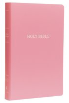 KJV, Gift and Award Bible, Leather-Look, Pink, Red Letter, Comfort Print