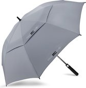 Bol.com Golfparaplu premium kwaliteit 157 cm / 172 cm groot stormbestendig automatisch openend regen- en windbestendig golfparap... aanbieding