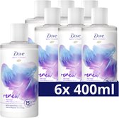 Bol.com Dove Bath Therapy Badschuim & Douchegel - Renew - met Pro-Peptide Technologie - 6 x 400 ml aanbieding
