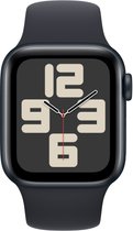 Bol.com Apple Watch SE 2023 - 40mm - Midnight Aluminium Case with Midnight Sport Band - S/M aanbieding