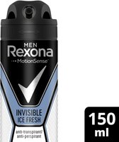 Bol.com Rexona Men Invisible Ice - Deodorant - 150 ml aanbieding