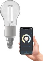 Bol.com Calex Slimme Lamp - Wifi LED Filament Verlichting - E14 - Smart Lichtbron Helder - Dimbaar - Warm Wit licht - 45W aanbieding