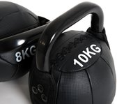 Bol.com Taurus Soft Kettlebell 10 kg – Zwart – Zachte kettlebell – Indoor kettlebell – Kettlebell voor binnen aanbieding