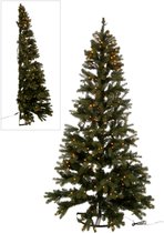 Bol.com J-Line kerstboom - kunststof - groen - LED lichtjes aanbieding