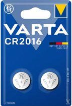 Bol.com Varta CR2016 Lithium knoopcel-batterij / 2 stuks aanbieding