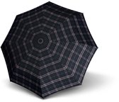 Bol.com Knirps Duomatic opvouwbare paraplu M check navy aanbieding