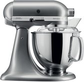 Bol.com KitchenAid Keukenrobot - Keukenmachine Artisan met extra accessoires - 48 L Contour Zilver aanbieding