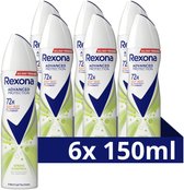Bol.com Rexona Advanced Protection Anti-Transpirant Spray - Stress Control - met Body Heat Activated Technologie - 6 x 150 ml aanbieding