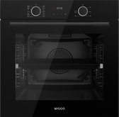 Bol.com Wiggo WO-BFA610(B) - Inbouw oven - Airfryer - Hetelucht - 73L - Energieklasse A - 5 jaar garantie - Zwart aanbieding