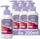Bol.com Andrélon Care & Repair Leave-In Crème - 6 x 200 ml - Voordeelverpakking aanbieding