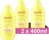 Bol.com Zwitsal Baby Bodylotion - 2 x 400 ml - Voordeelverpakking aanbieding